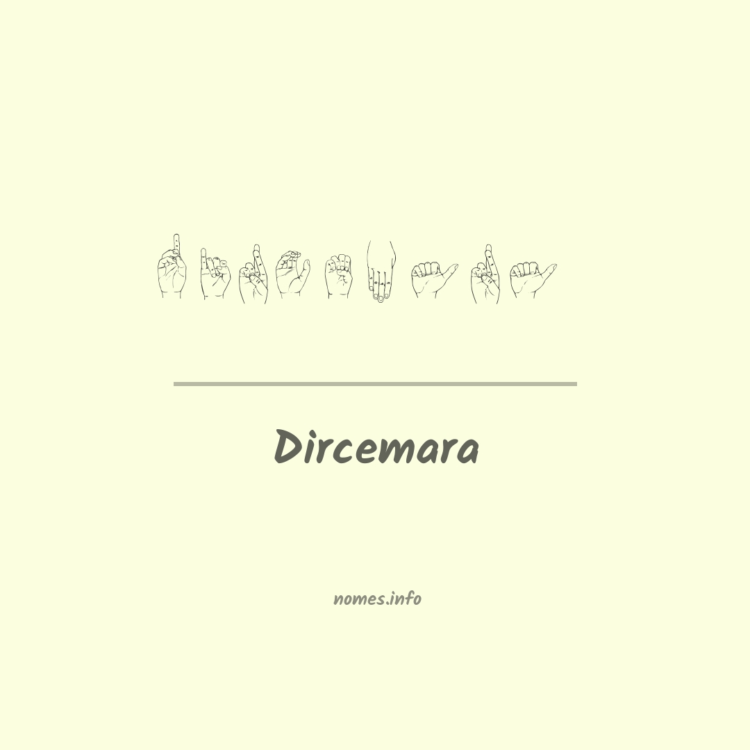 Dircemara em Libras