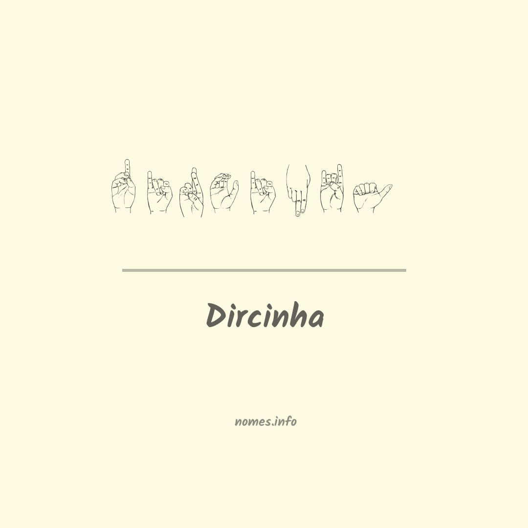 Dircinha em Libras