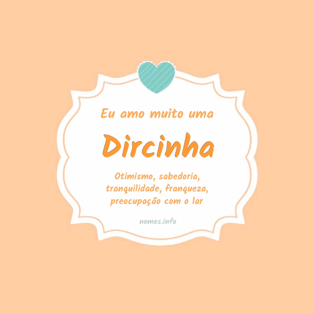 Eu amo muito Dircinha