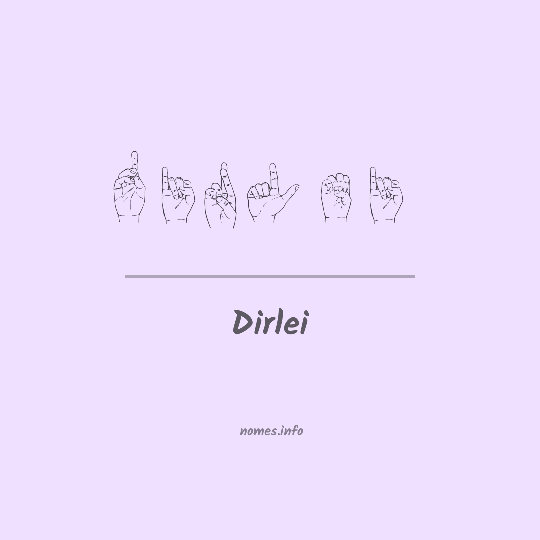 Dirlei em Libras