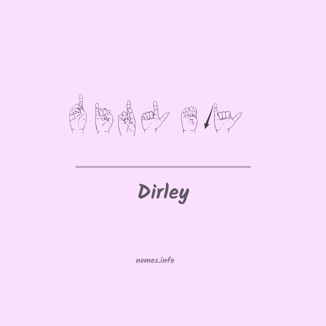 Dirley em Libras