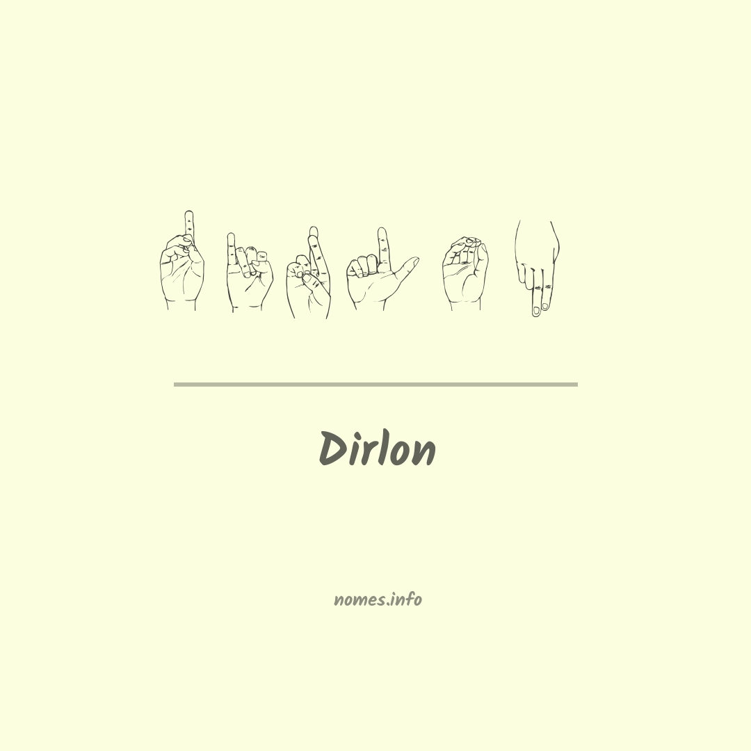Dirlon em Libras