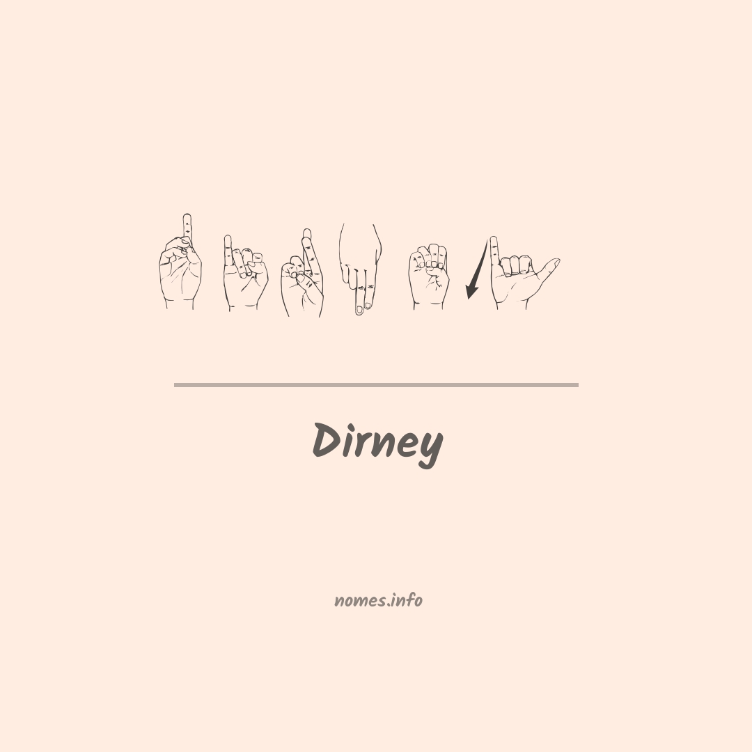 Dirney em Libras