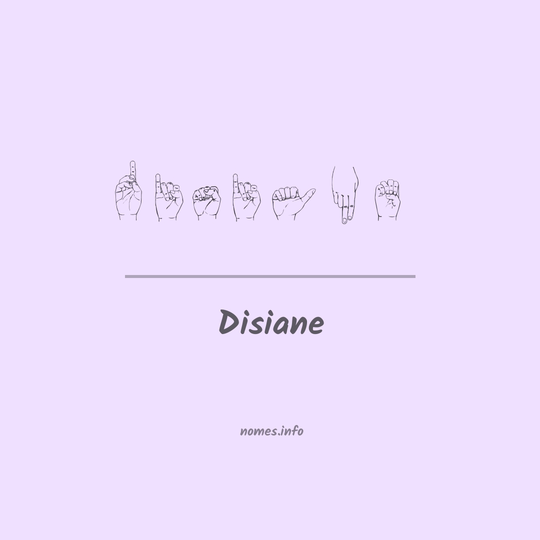 Disiane em Libras