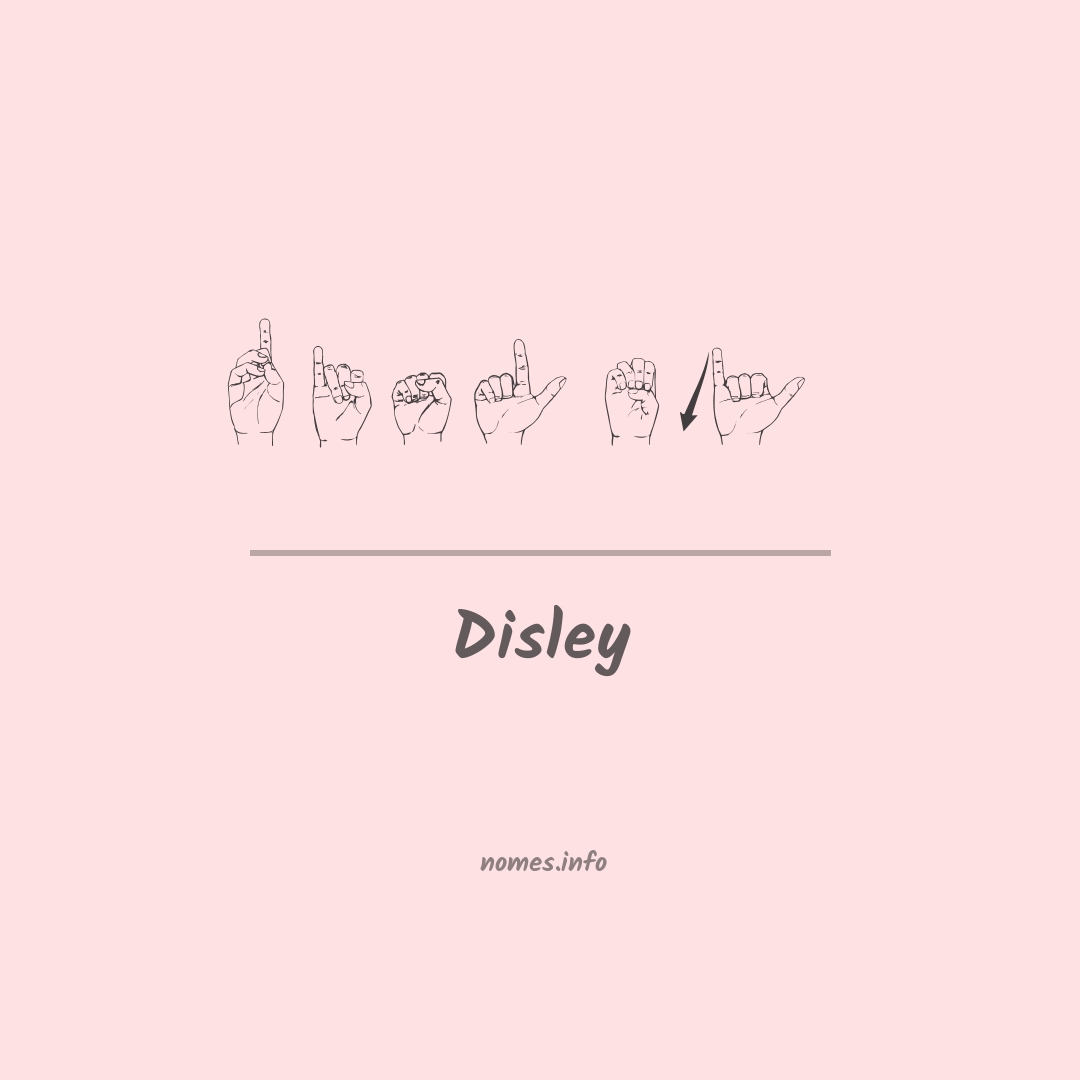 Disley em Libras