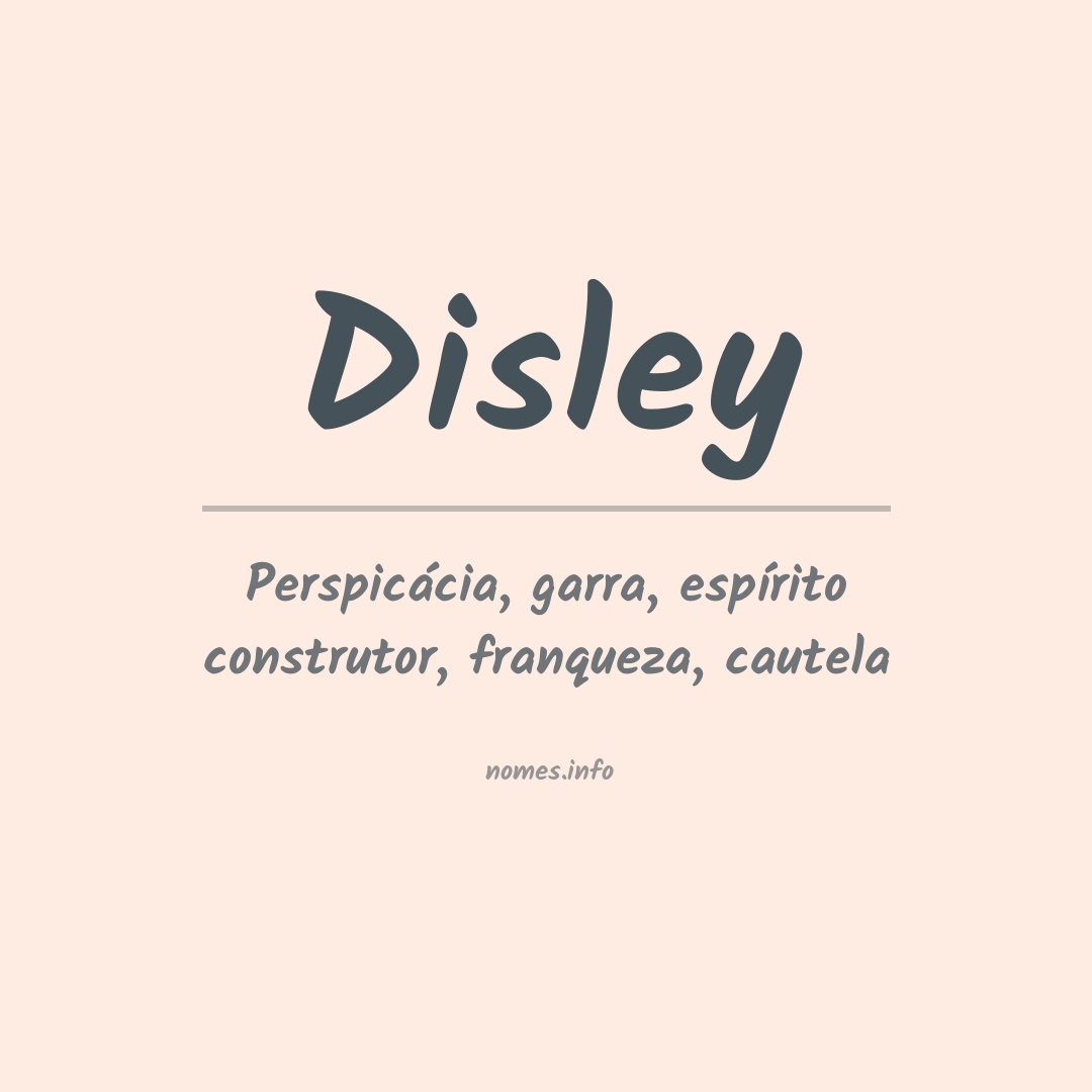 Significado do nome Disley