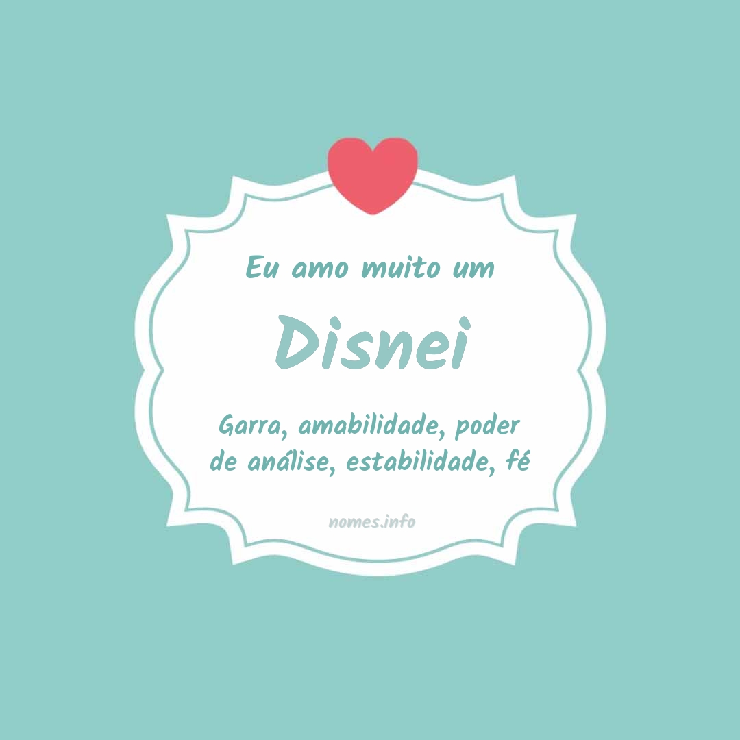 Eu amo muito Disnei