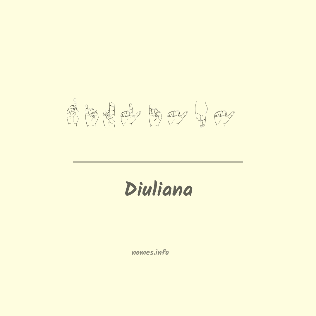 Diuliana em Libras Diuliana em Libras