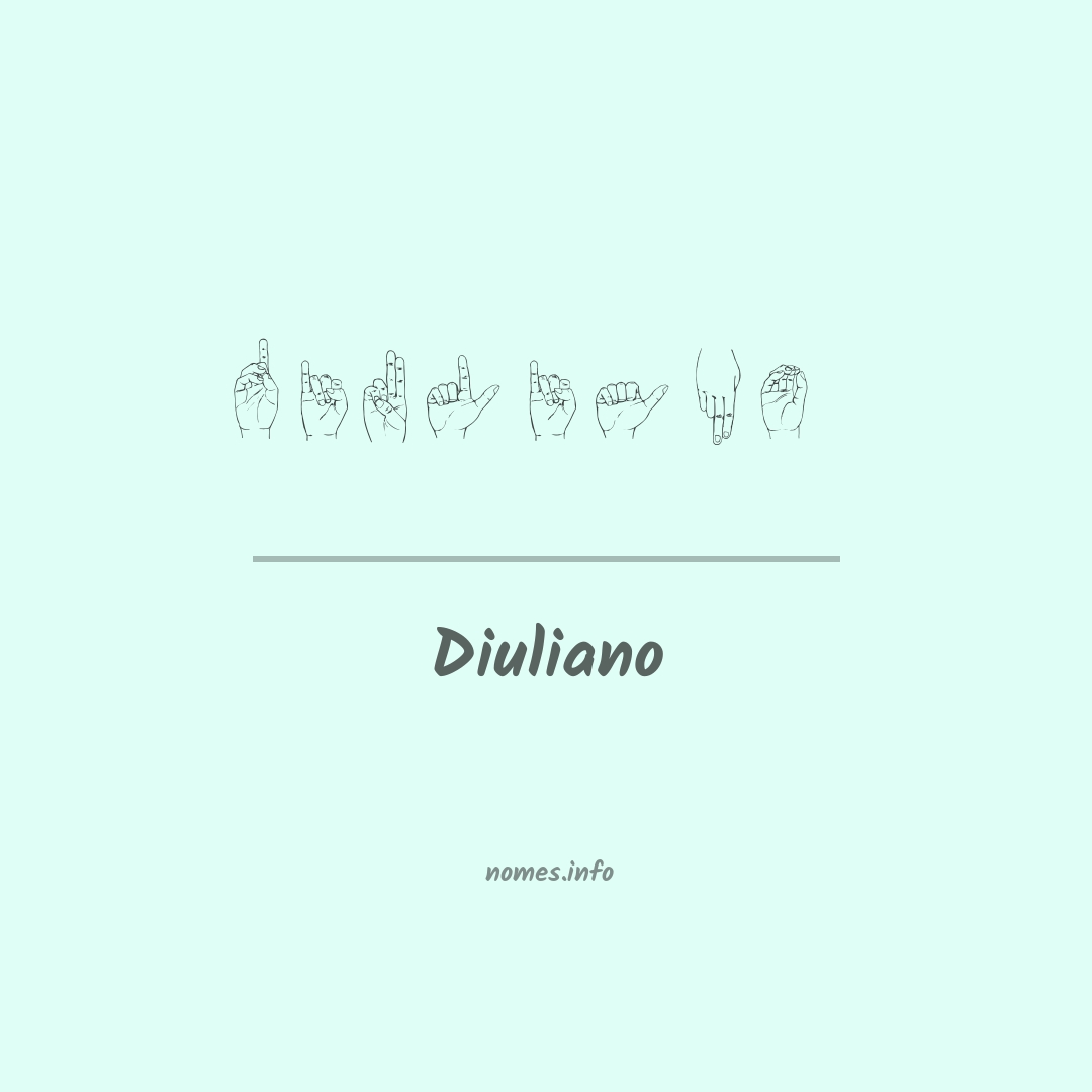 Diuliano em Libras