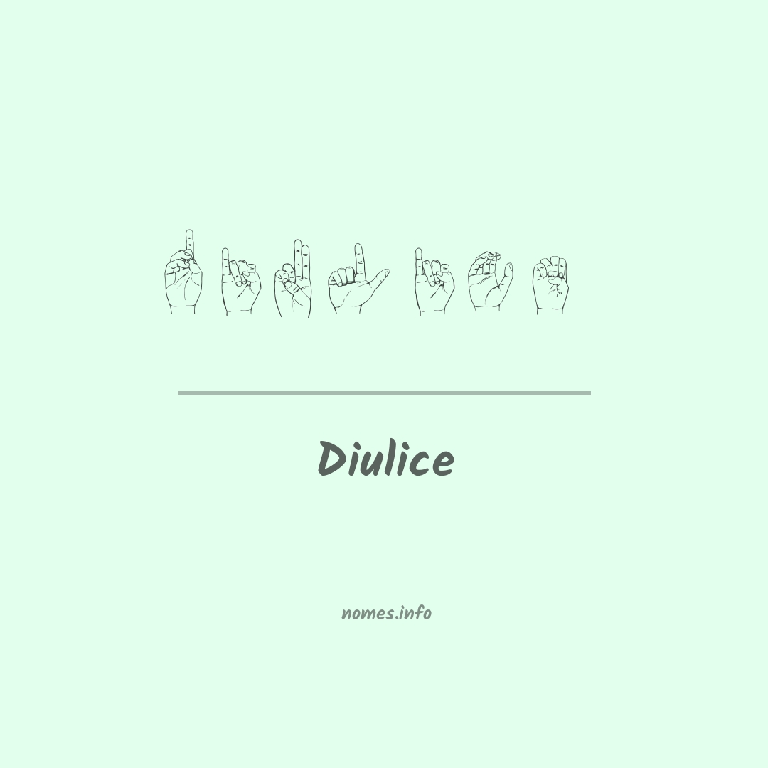 Diulice em Libras