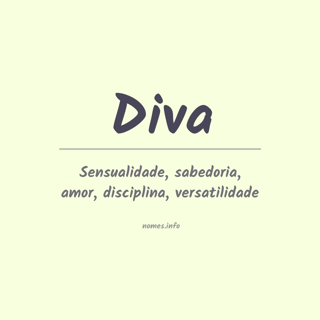 Significado do nome Diva