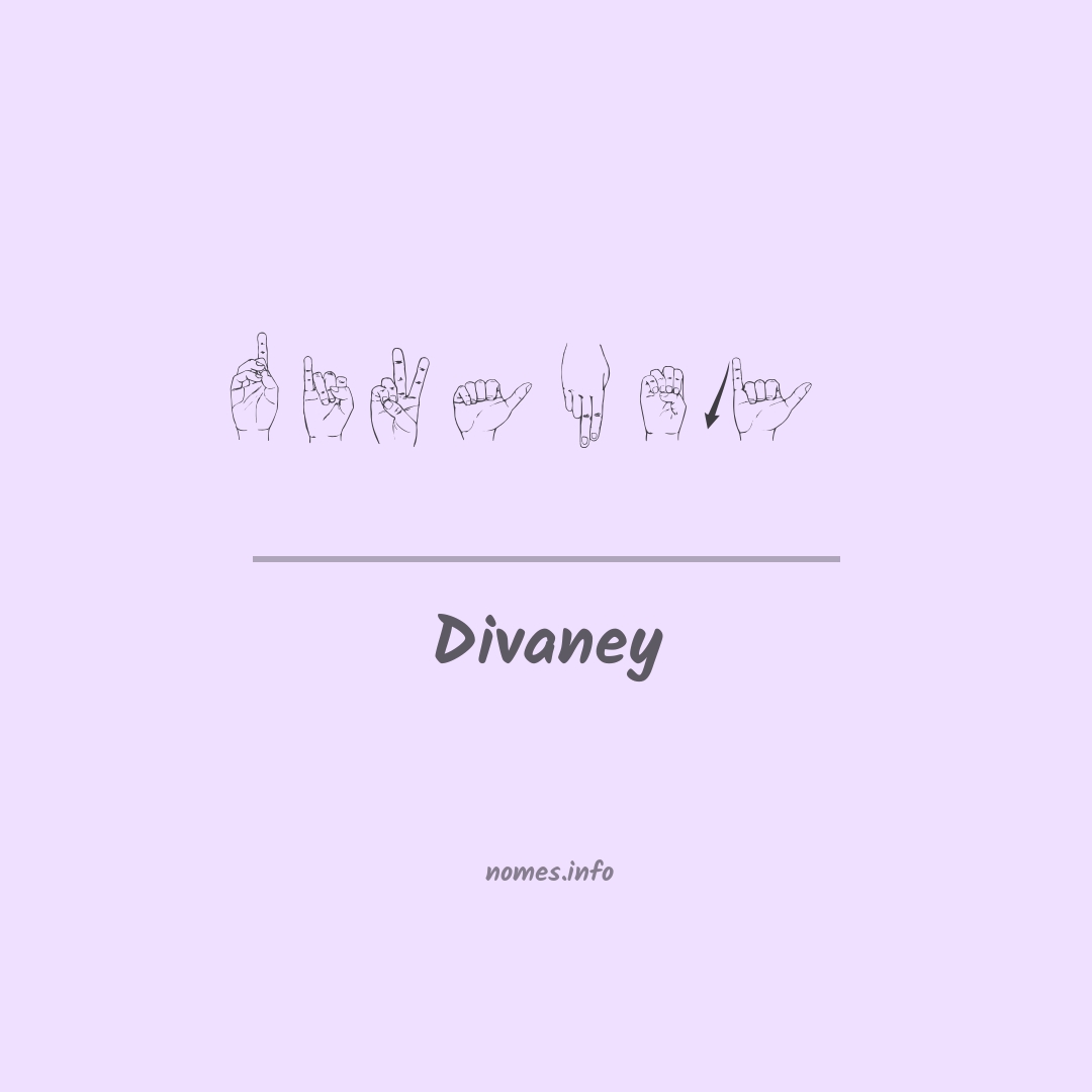 Divaney em Libras
