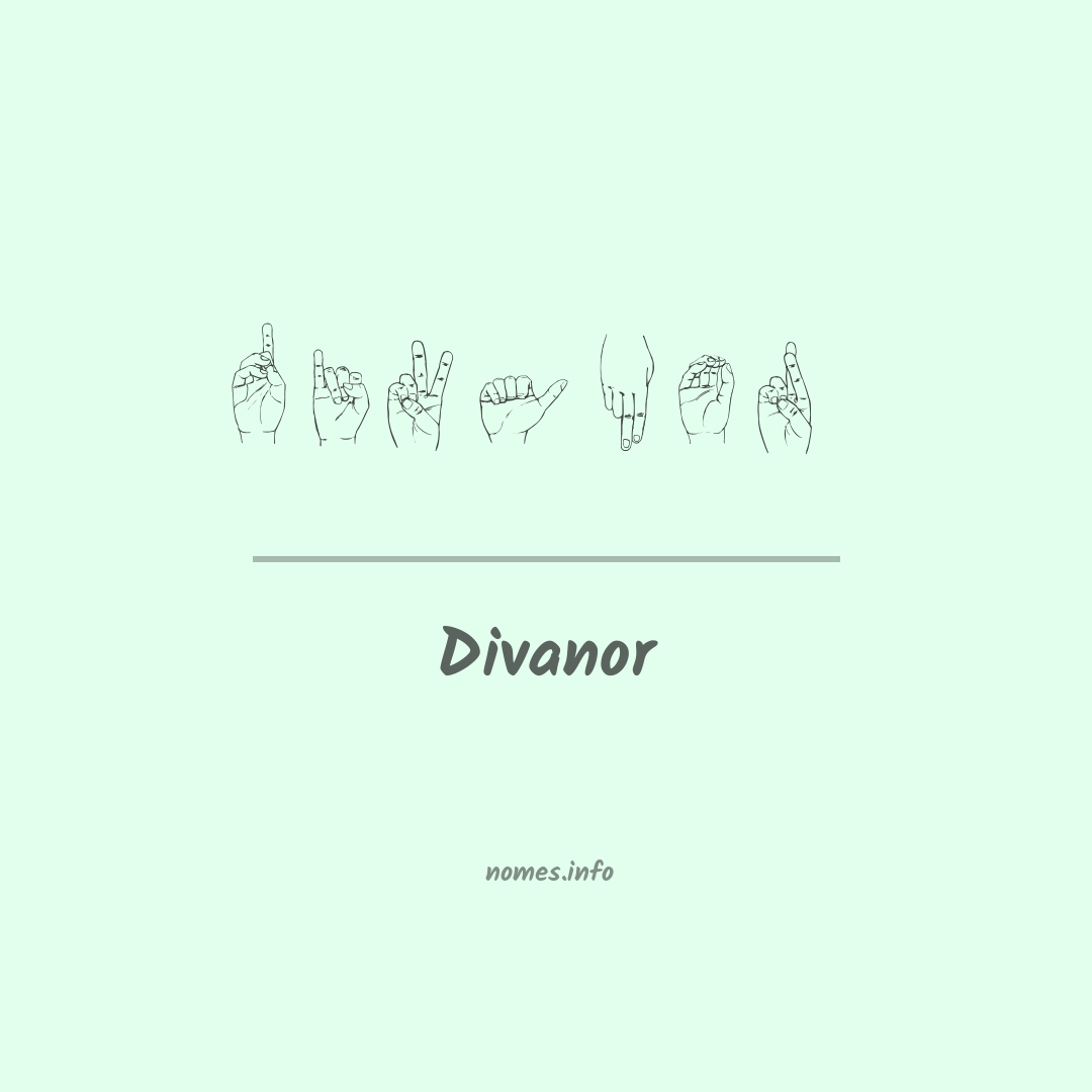 Divanor em Libras