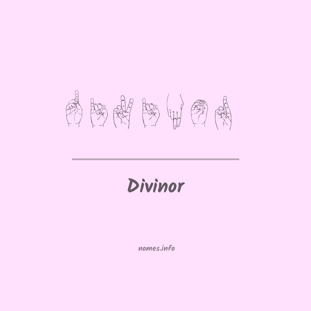Divinor em Libras