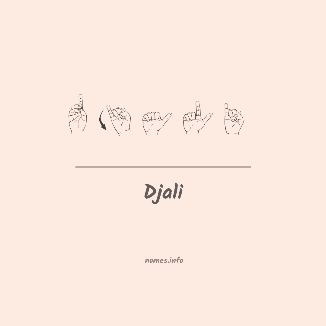 Djali em Libras