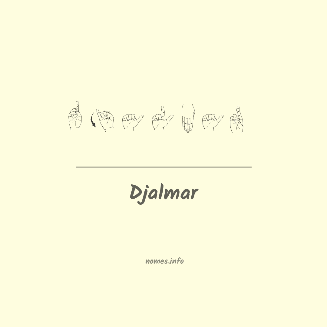 Djalmar em Libras