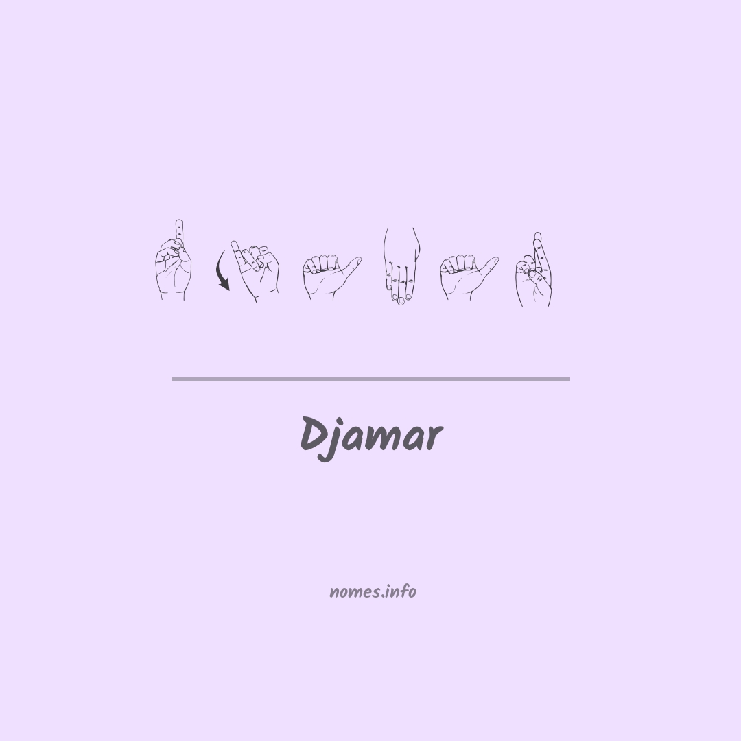 Djamar em Libras
