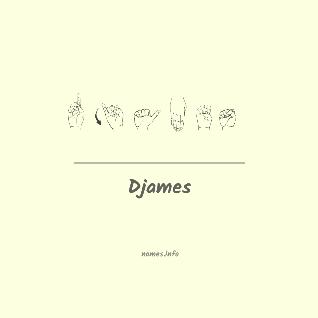 Djames em Libras