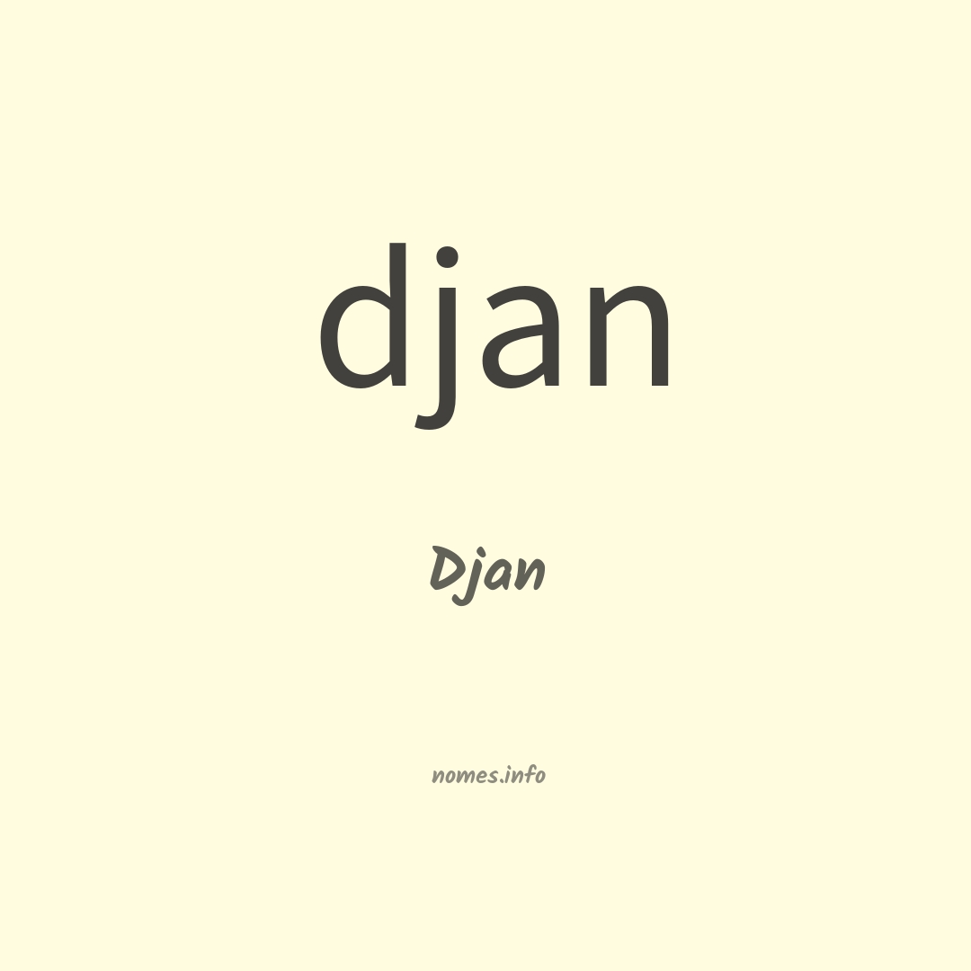 Djan em chinês