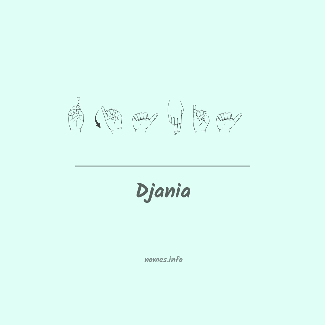 Djania em Libras