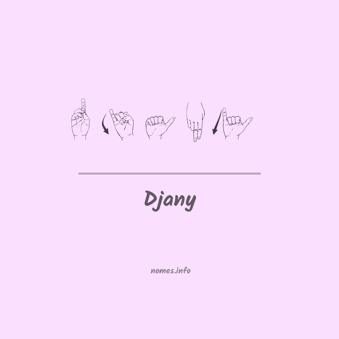 Djany em Libras