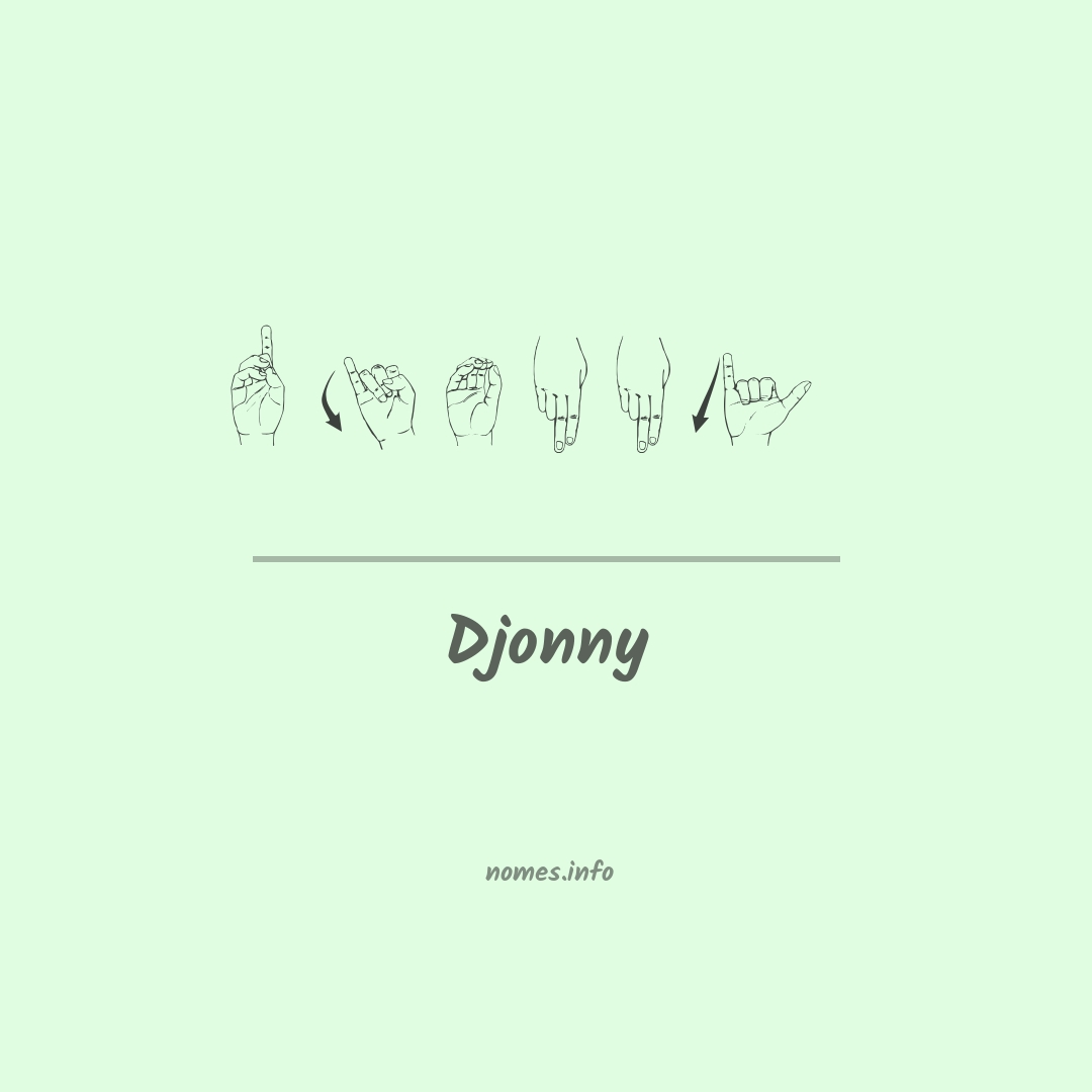 Djonny em Libras