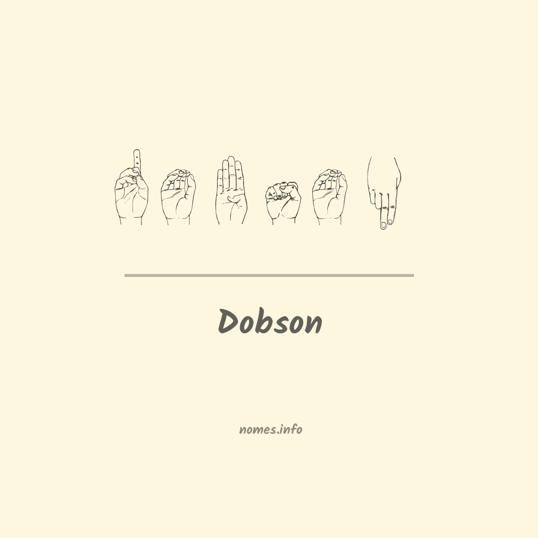 Dobson em Libras