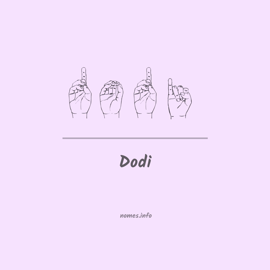 Dodi em Libras