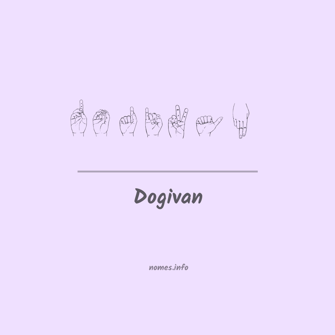 Dogivan em Libras