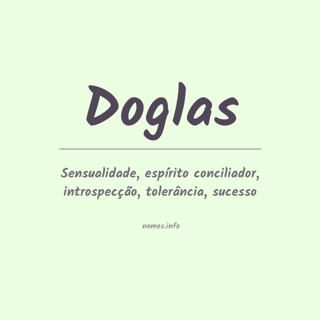 Significado do nome Doglas