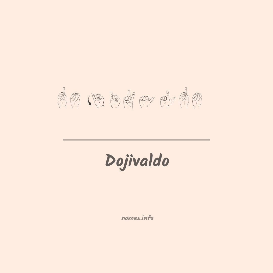 Dojivaldo em Libras