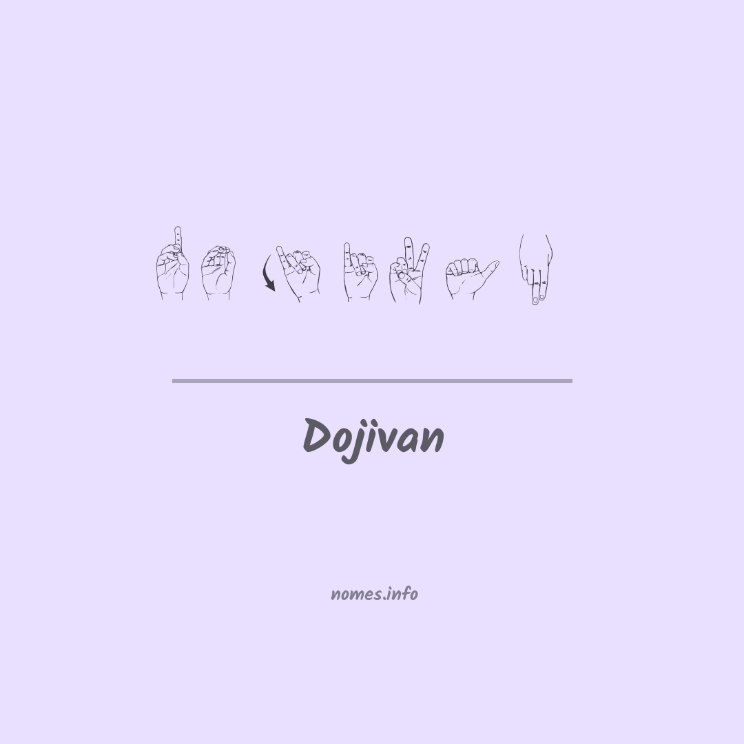 Dojivan em Libras