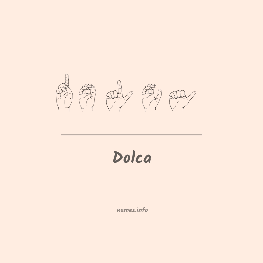 Dolca em Libras