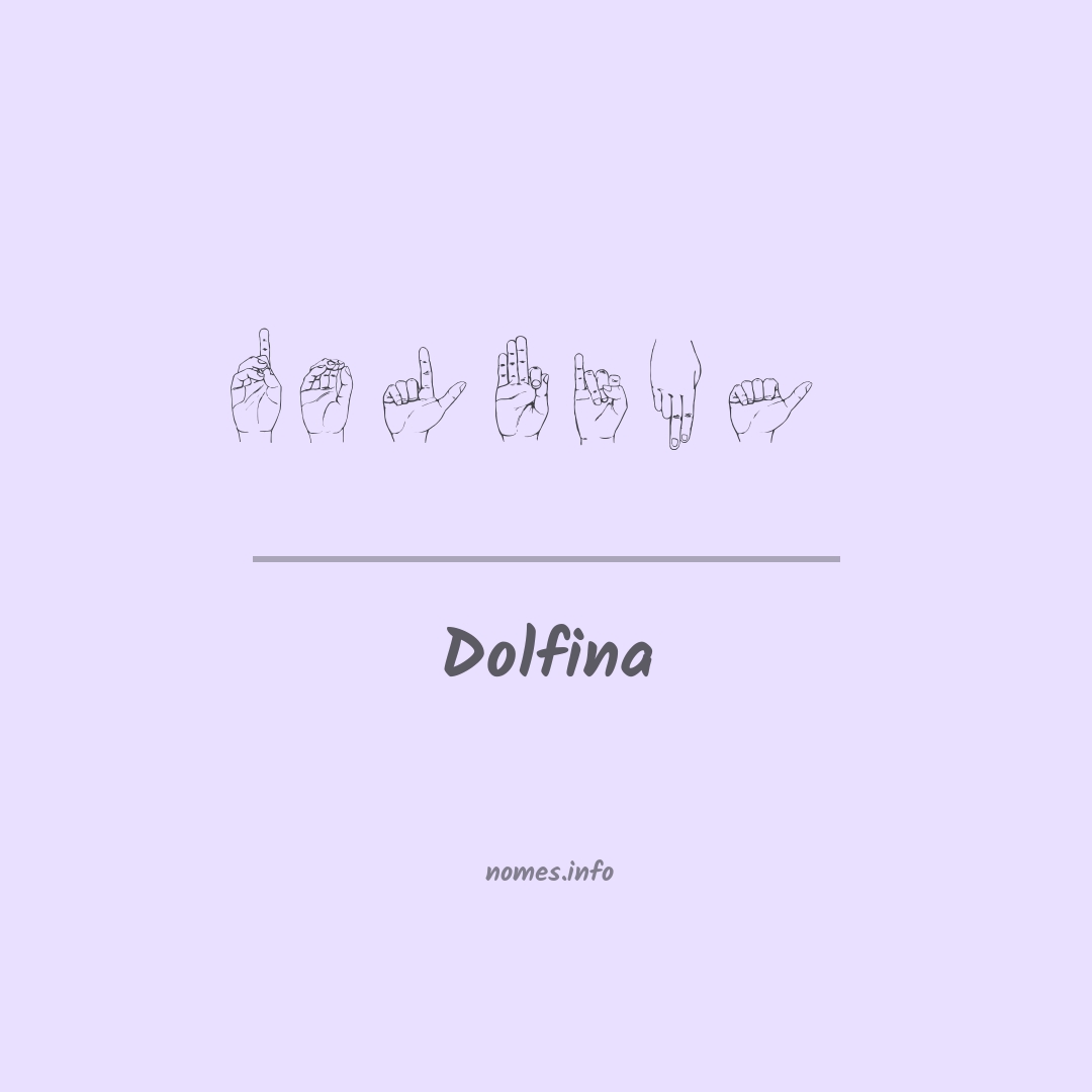 Dolfina em Libras