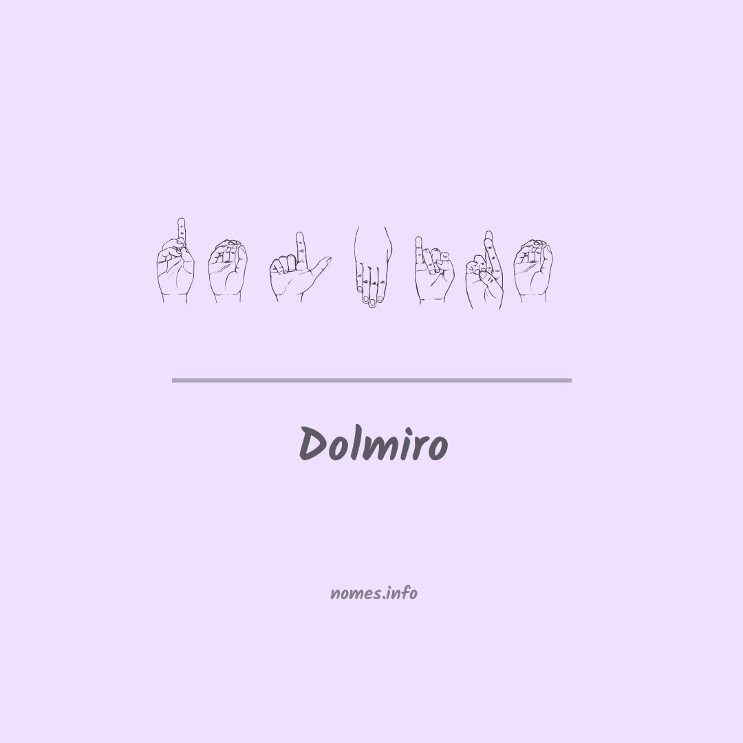 Dolmiro em Libras