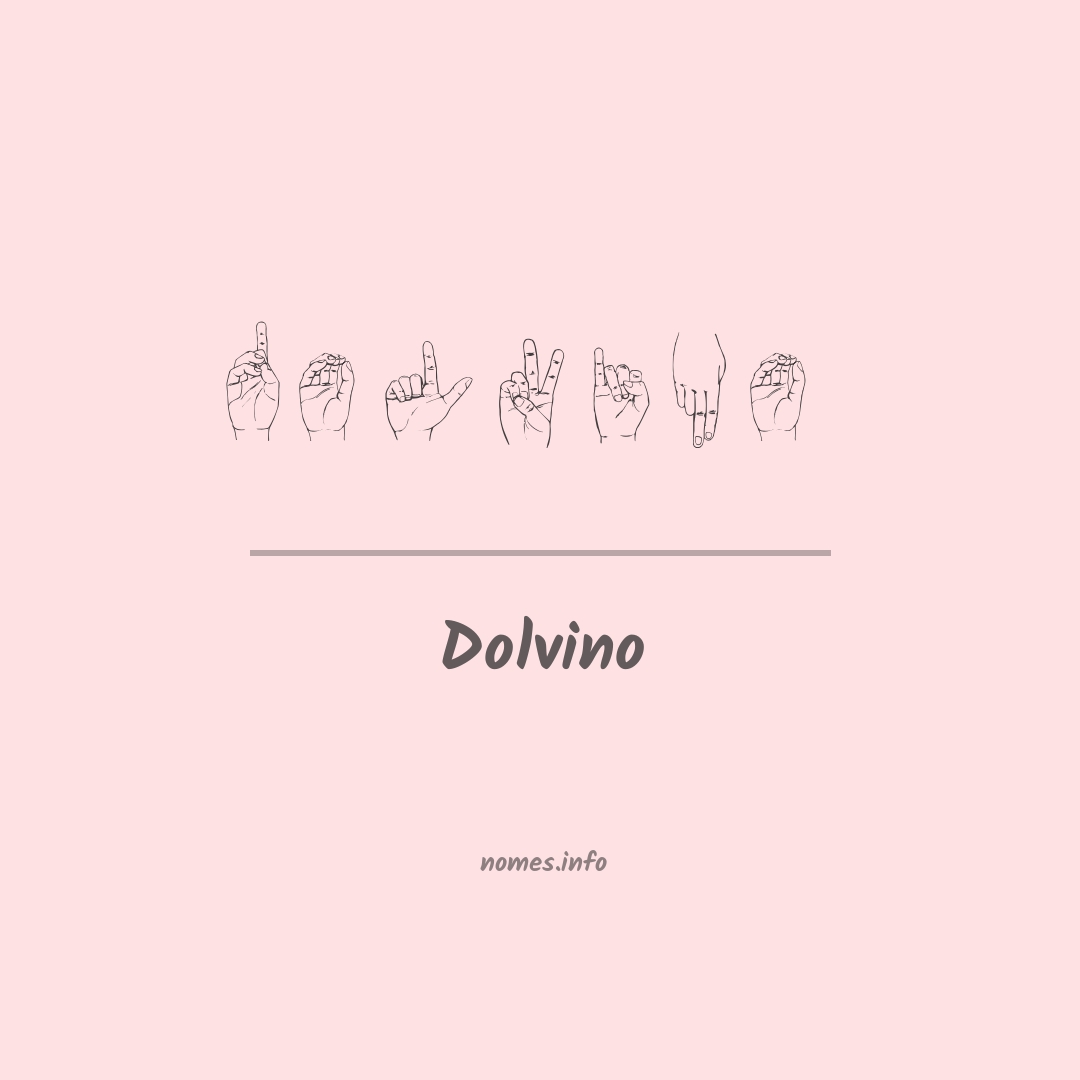 Dolvino em Libras