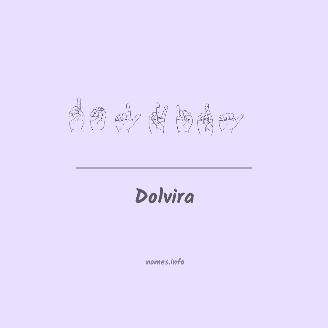 Dolvira em Libras