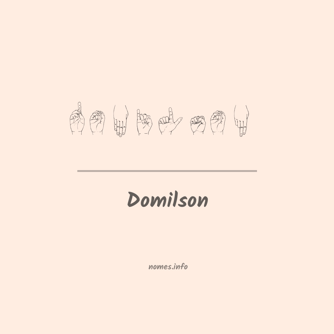 Domilson em Libras