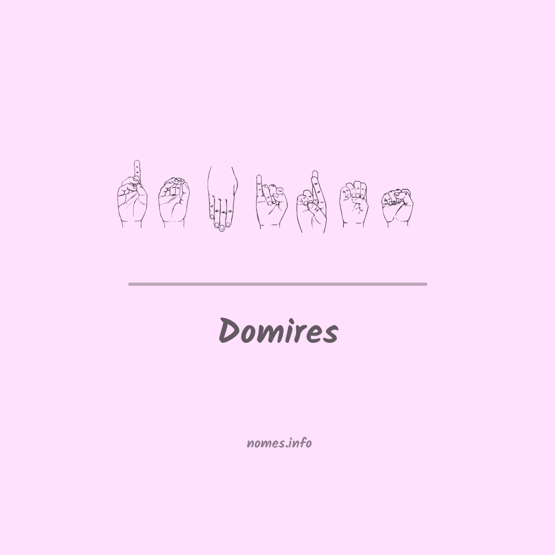 Domires em Libras