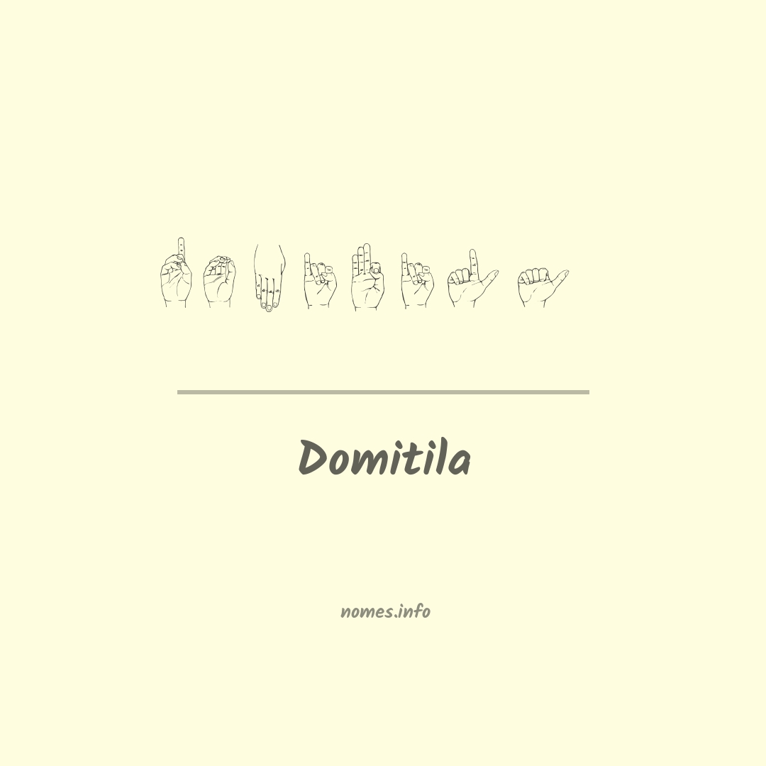 Domitila em Libras