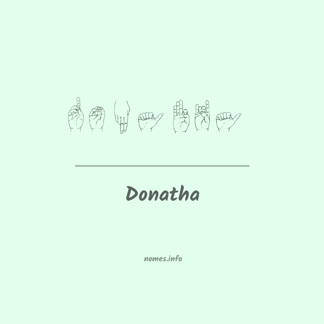 Donatha em Libras