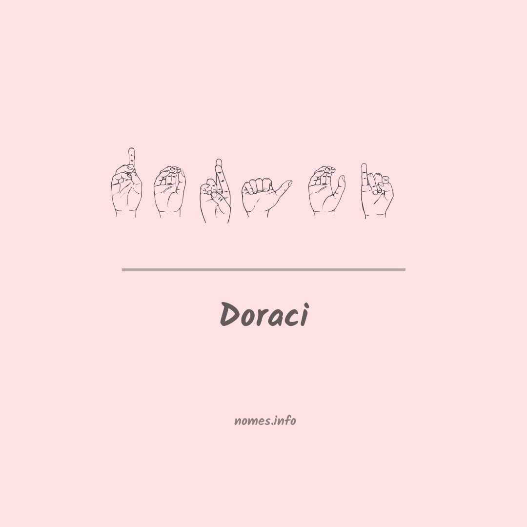 Doraci em Libras