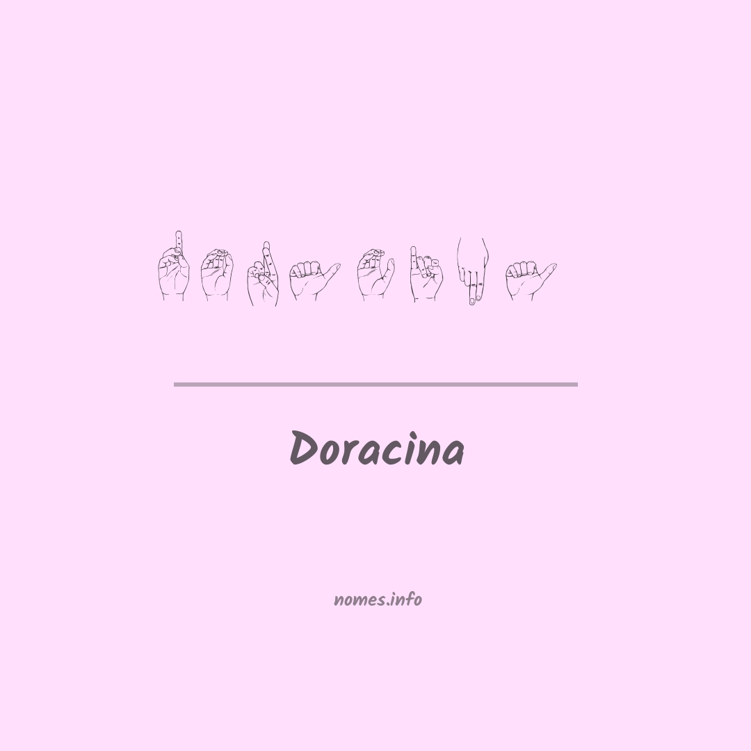 Doracina em Libras