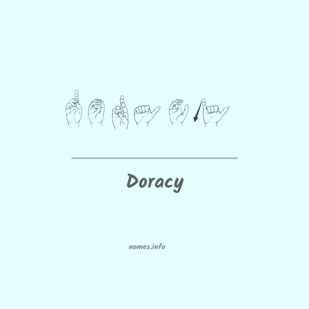 Doracy em Libras