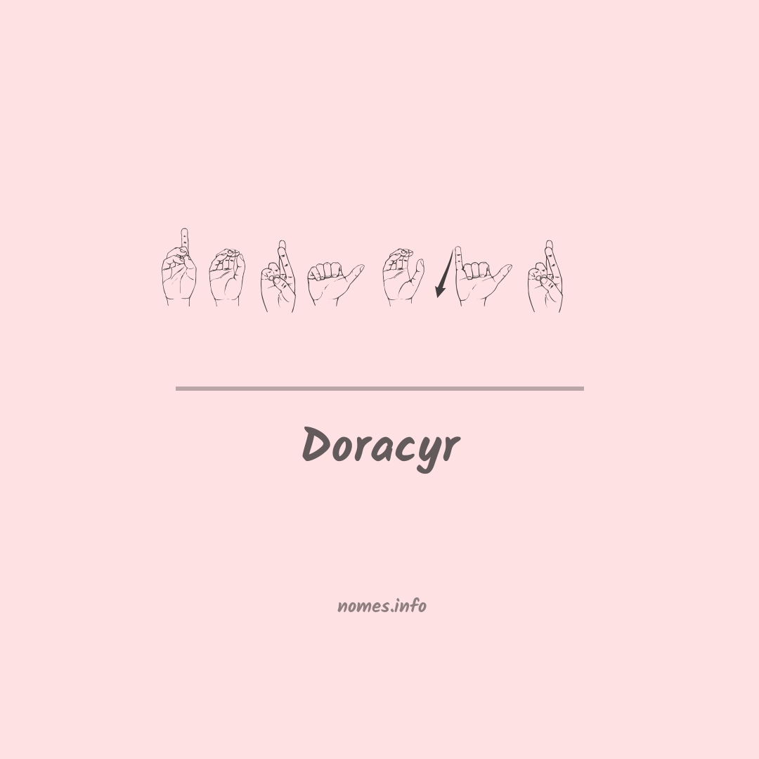 Doracyr em Libras