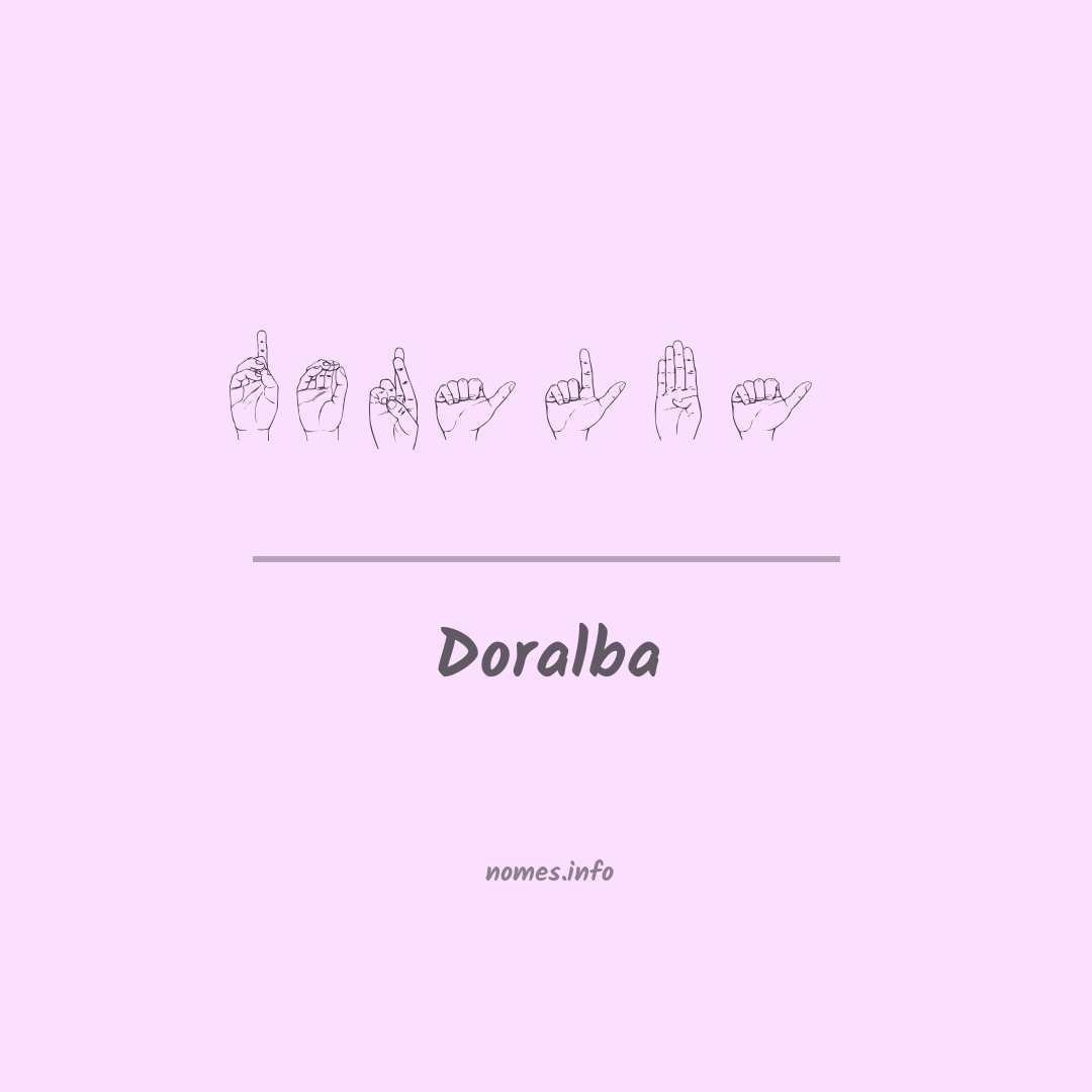 Doralba em Libras