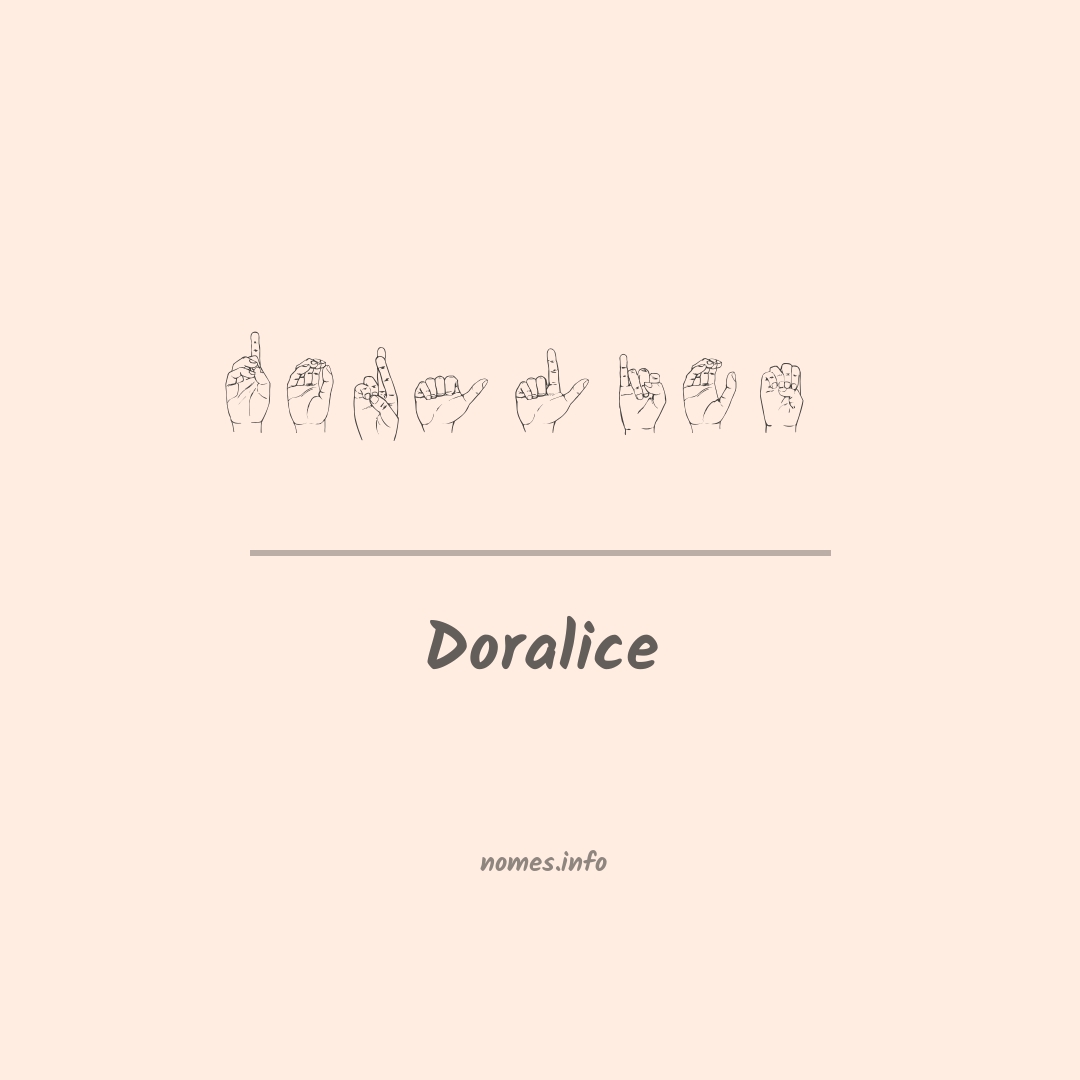Doralice em Libras
