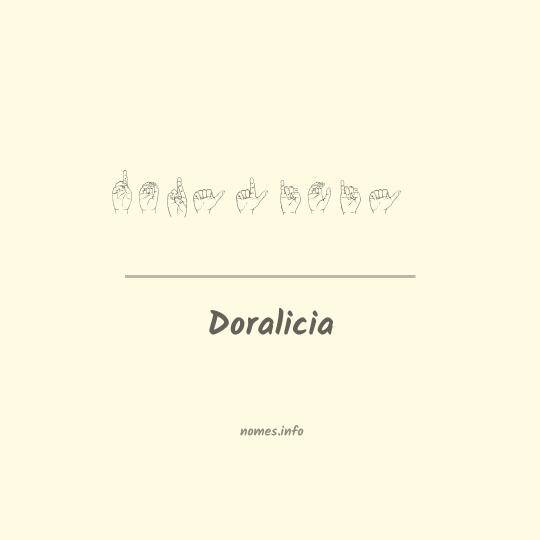 Doralicia em Libras