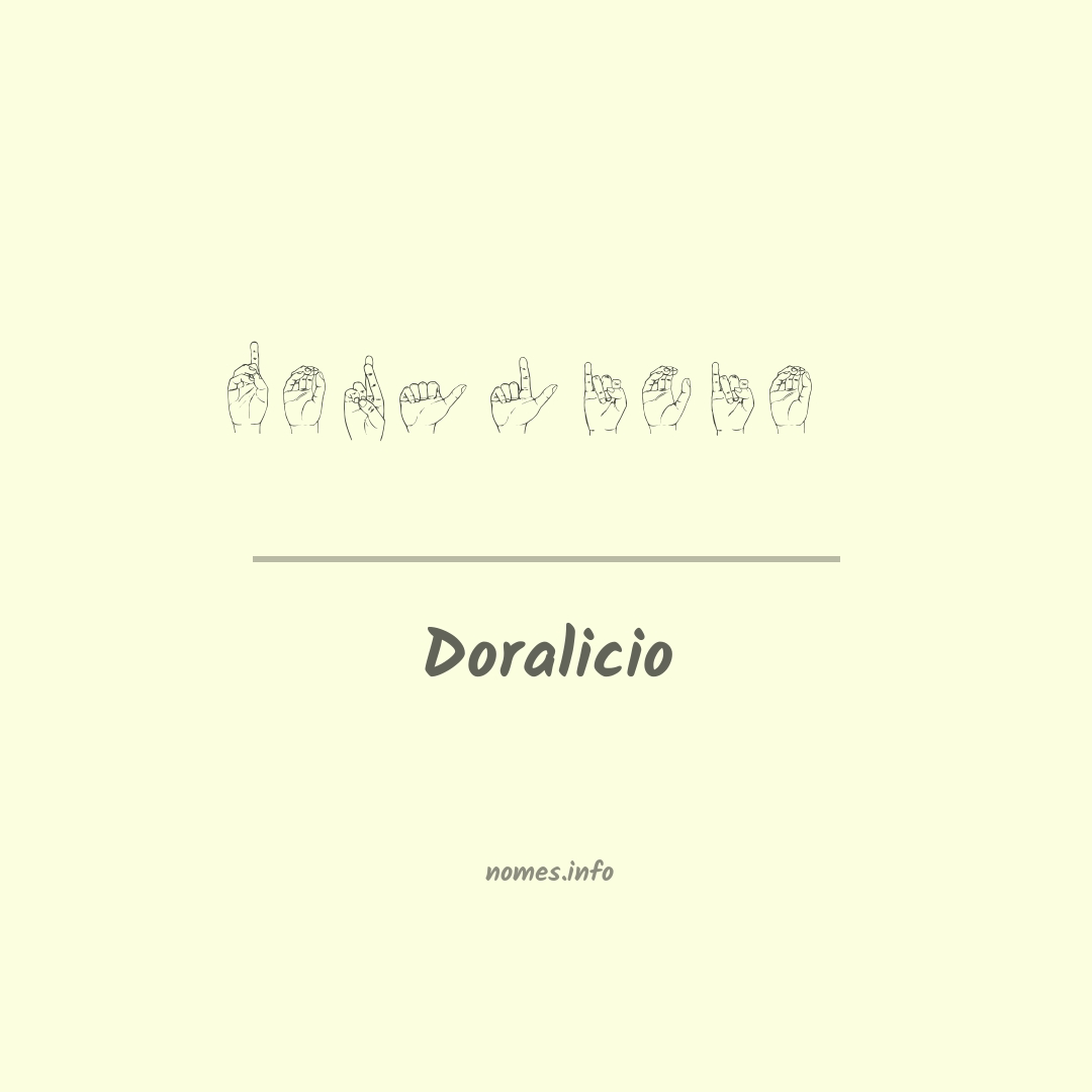 Doralicio em Libras