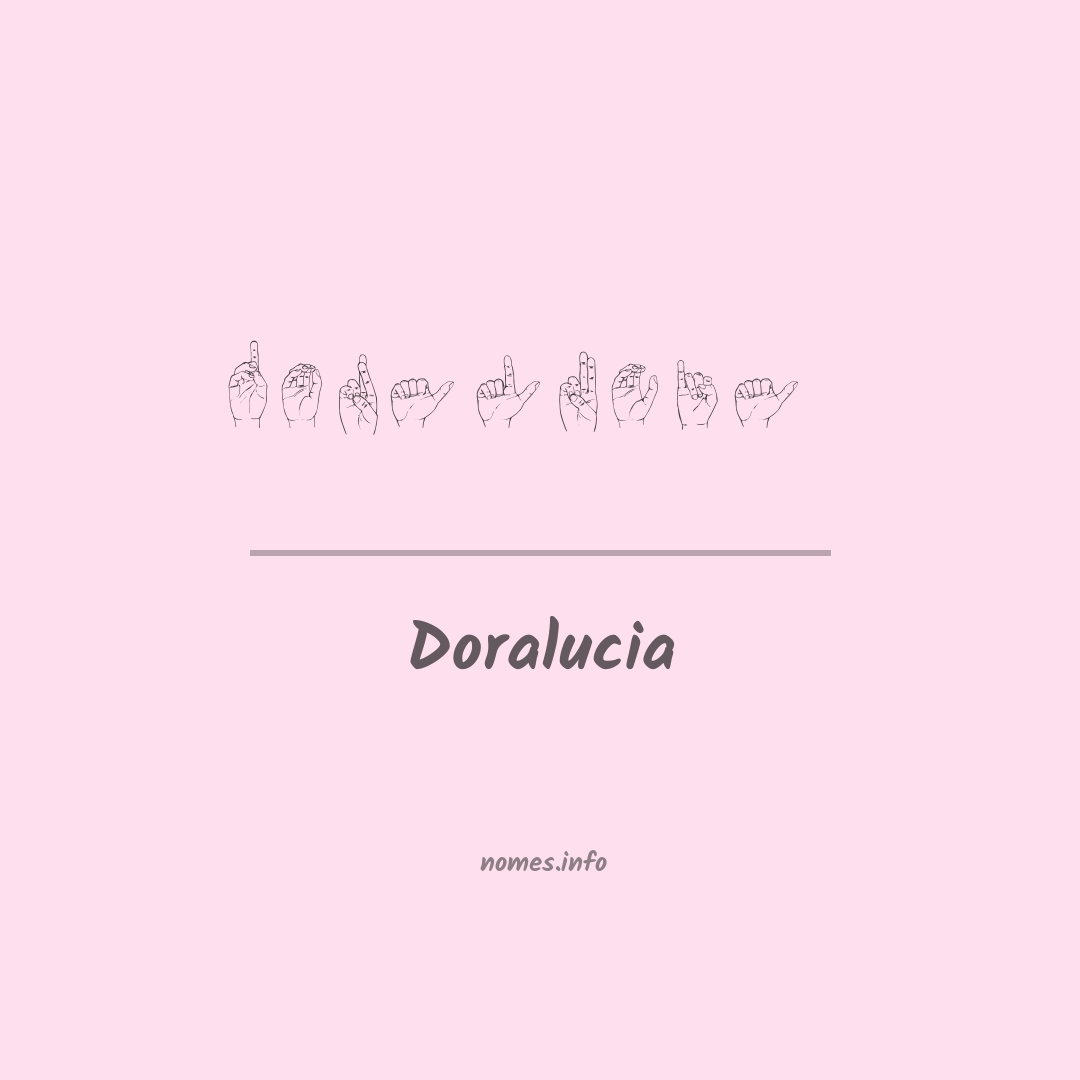 Doralucia em Libras